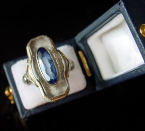 Edwardian Rock Crystal 14K Ring