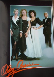 1985 Oleg Cassini Ad