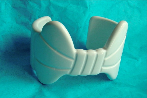 PLastic Bow Cuff Bracelet