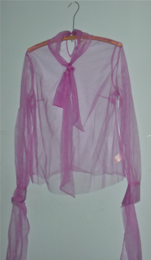 Rodarte Target Mesh Bow Blouse