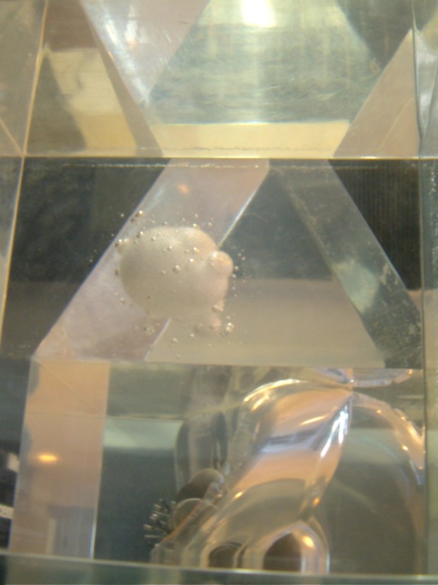 Plastic and metal sculpture by Geral Gladstone