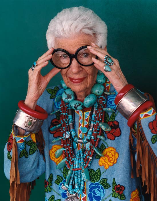 Portrait of Iris Apfel by Bruce Weber