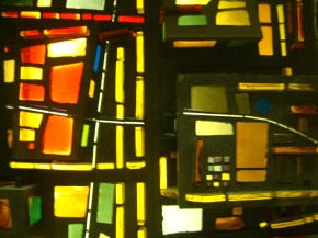 An example of art at the McDonald Block