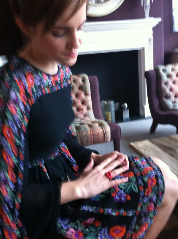 Emma Watson Solange Azagury-Partridge for Lancôme Hotlips Ring