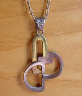 Mixed Metal Erika Hult de Corral Taxco necklace