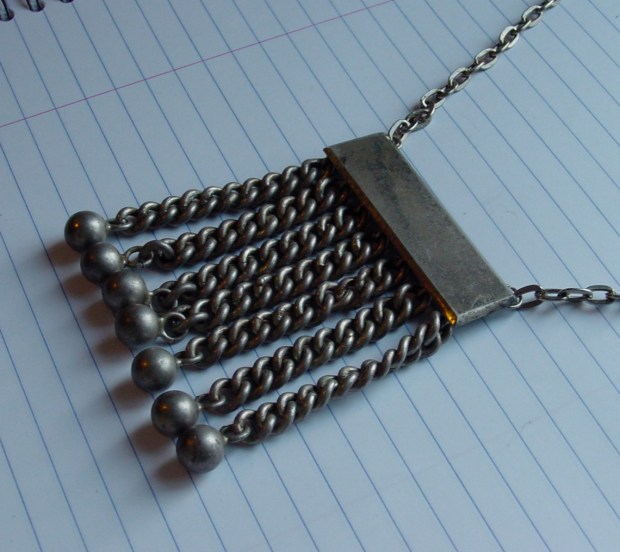 Repurposed Masonic Tassel Necklace Tasseled Statement Necklace