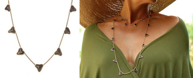 cresta bledsoe Shark tooth necklace