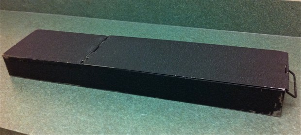 A bank safety deposit box