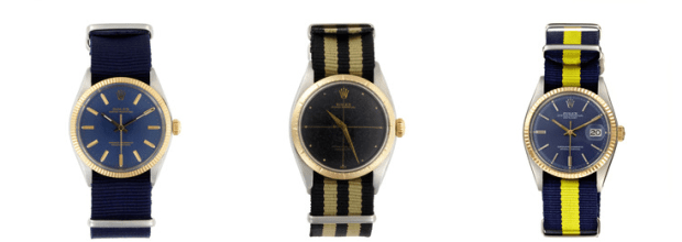 Park & Bond Vintage Rolex Grosgrain