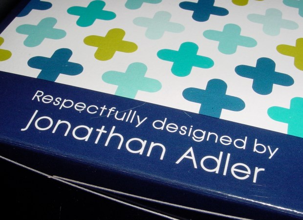 Jonathan Adler Cottenelle roll holder shipping box