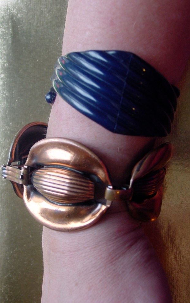 B and D and unsigned copper bracelets B + D Denmark and unsigned copper bracelets