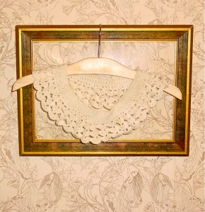 Hand crocheted collar