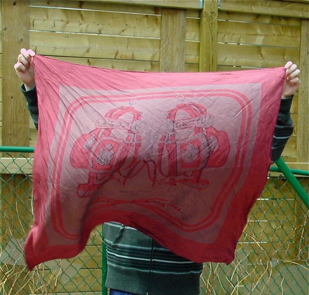 Hermes Brides de Gala Dip Dye silk Scarf