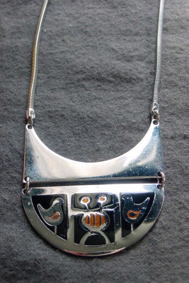 de Passille-Sylvestre enamel necklace