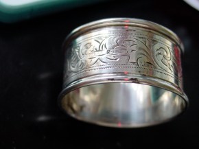 Sterling silver napkin ring