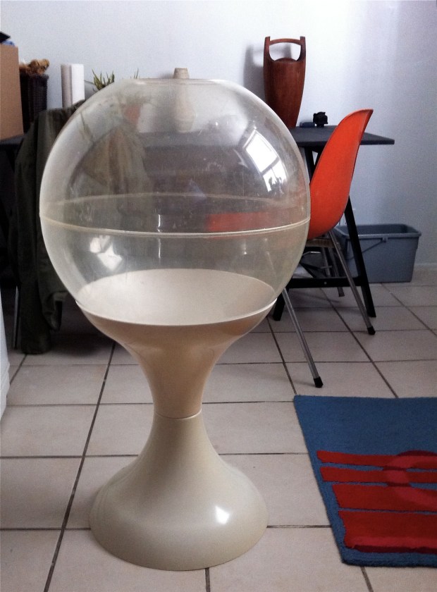 Saarinen style mid century terrarium