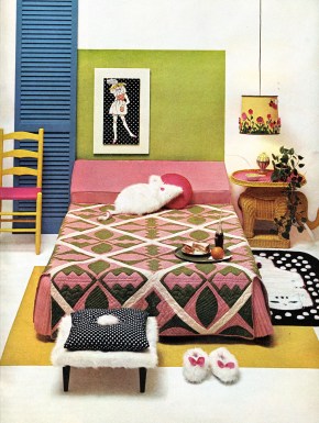 1960s bedroom decor