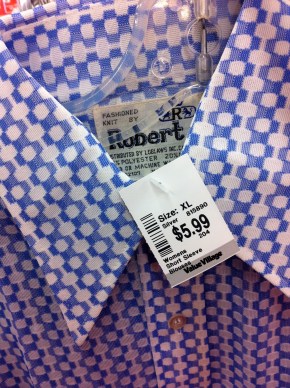 Vintage Robert knit polyester shirt