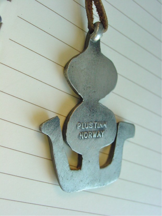 Plus Workshop Norway pewter Viking Saga pendant