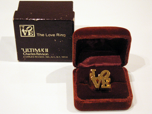 Ultima II Robert Indiana Love Ring