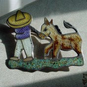 1940s Jose Flores Taxco Enamel Brooch