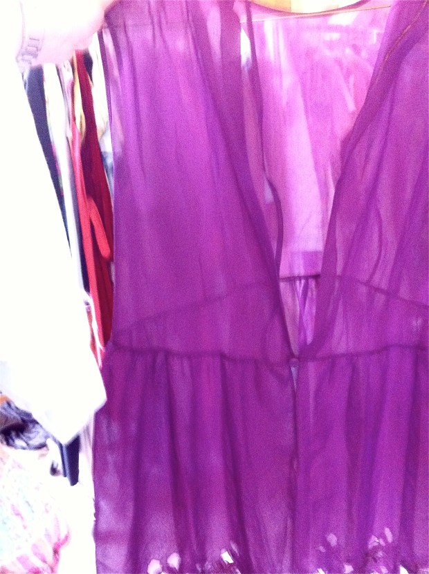Vintage purple dress