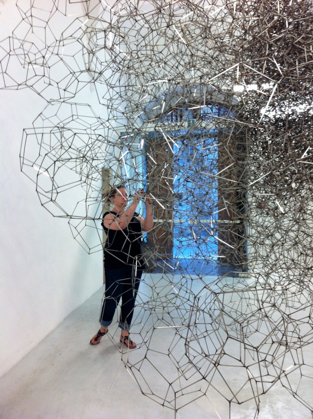 Detail, Anthony Gormley "Drift 1"