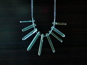 House of Bauble Stone of the Sun Crystal Quartz Necklace