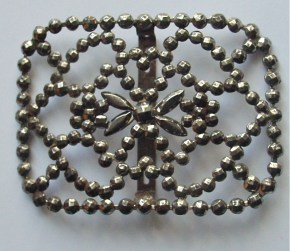 Made in France cut steel shoe buckle