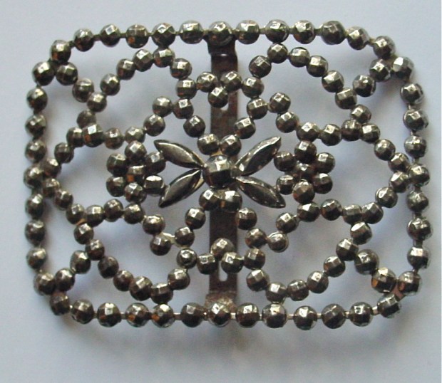 Made in France cut steel shoe buckle