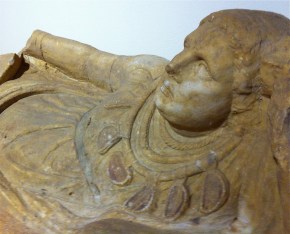 Detail of Etruscan Tomb Carving