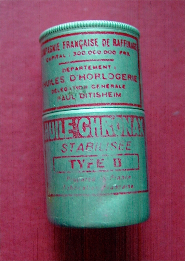 Ditisheim Watch Oil Tin