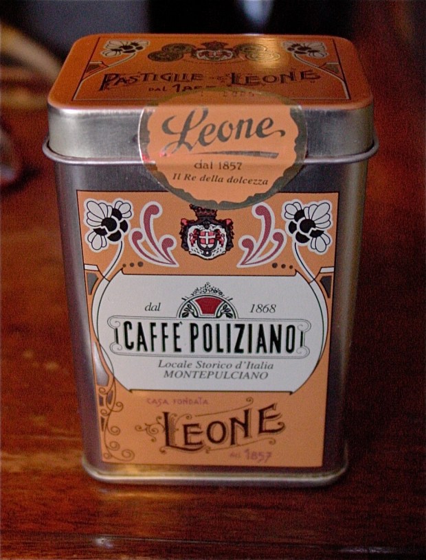 Caffé Poliziano Pastille Leone Tin