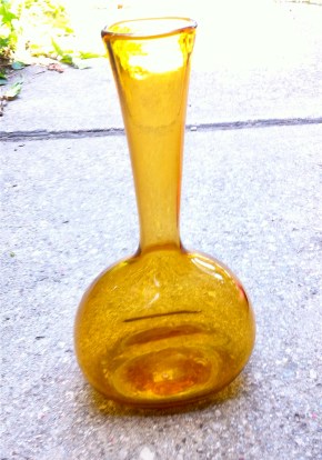 Scandinavian? Mid Century Glass Vase