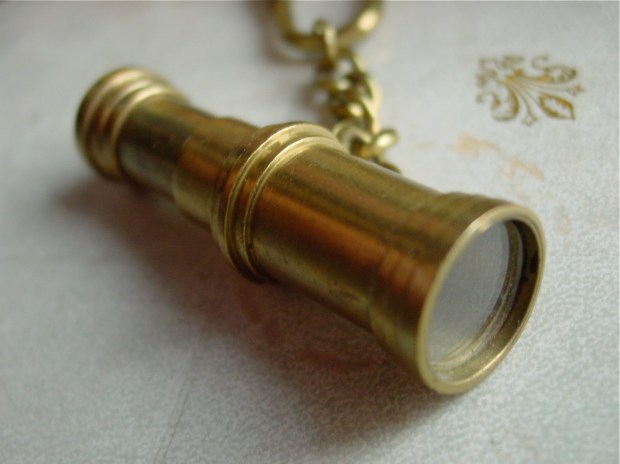 Brass Telescope Pendant