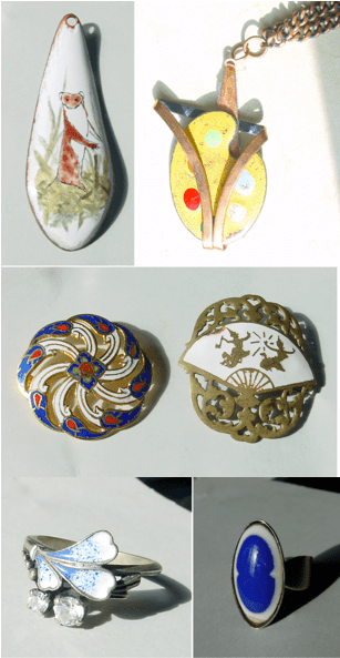 Collection of Enamelled Jewellery