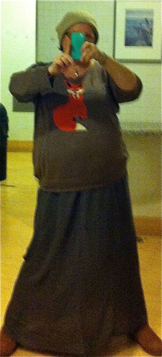 Old Navy Fox Sweater Gap Maxi Skirt