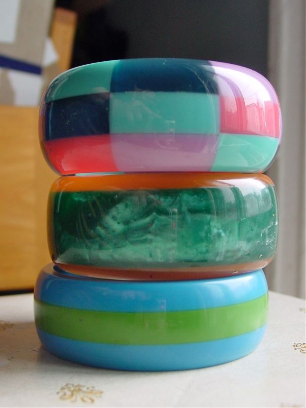 Laminated Plastic Bangles