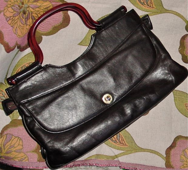 plastic handled purse