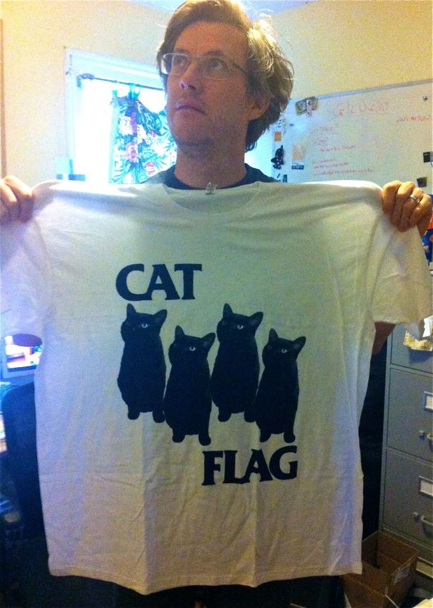 sleazy Seagull cat flag