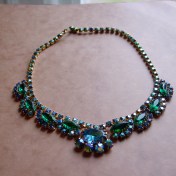 emerald green Juliana D&E necklace