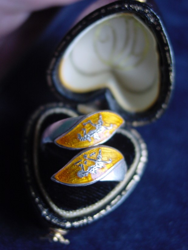 siam silver bypass ring