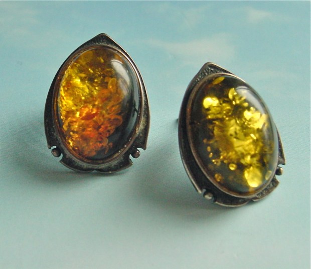 Amber Earrings