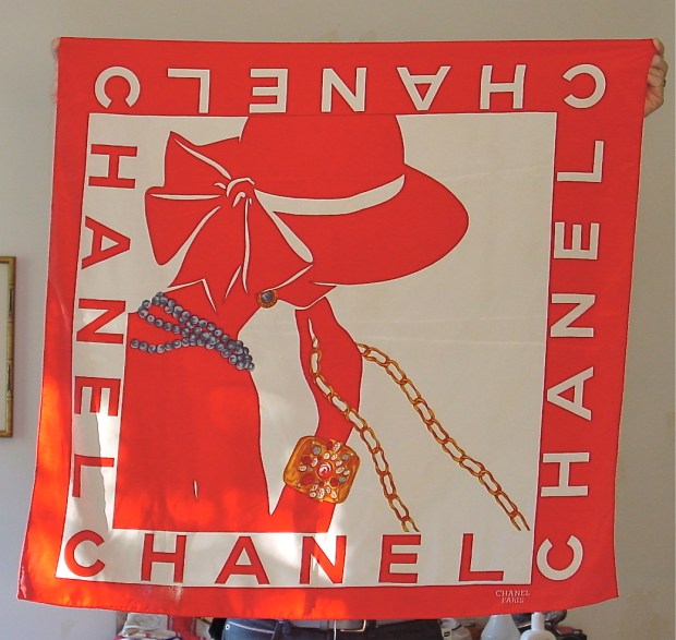 chanel Mademoiselle Scarf 1980s