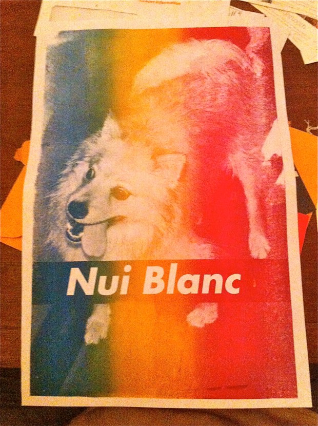 Open Studio Nui Blanc Silkscreen 1