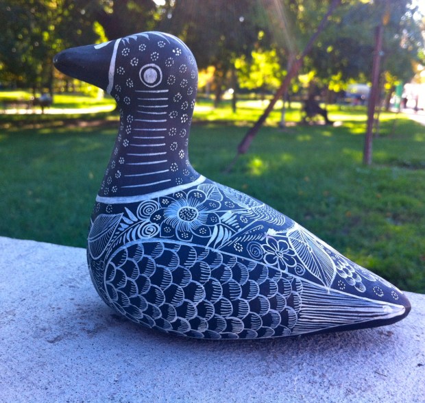mexican pottery duck