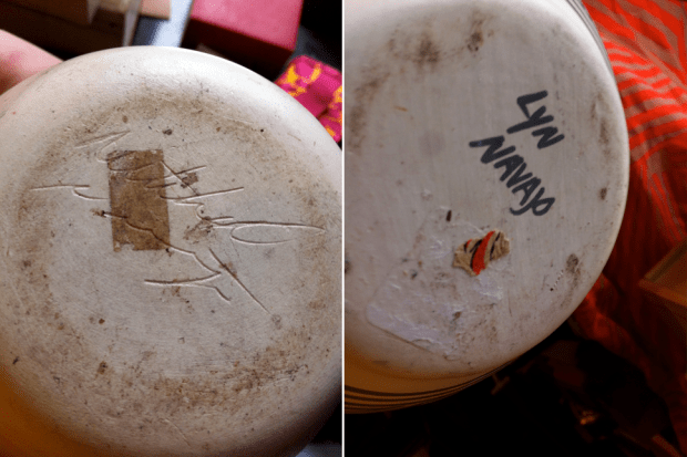 navajo pottery signatures Lyn