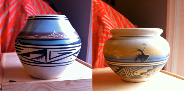 navajo pottery vessels