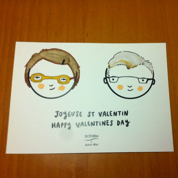 Olivia Mew + Biotherm Personalized Valentine