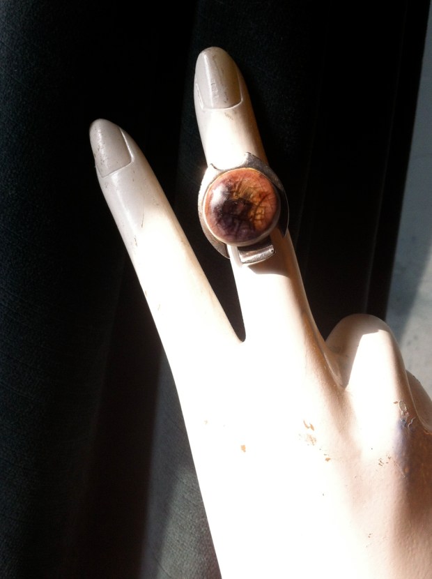 Ceramic pewter mod ring